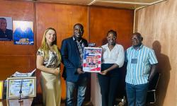   Ms. Olivera Petrovic, Hon. Edmund F. Forh, Ms. Betty Buyu, and Dioh I. Dweh